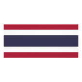 タイ王国の国旗をデザインしたラックカード ラックカード (裏面)