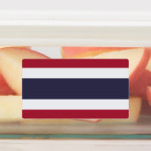 タイ王国の国旗付き愛国ラベル ラベル (貼付)