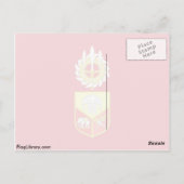 タイ王室のシャム族 ポストカード (裏面)