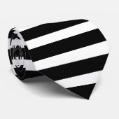 タイ白黒鉄棒の ネクタイ (ロール)