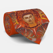 タイ禅の仏の生命の樹 ネクタイ (ロール)