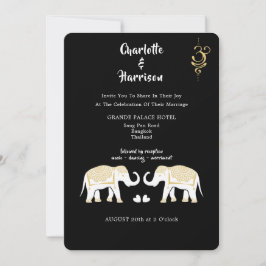 タイ結婚の写真招待状 招待状