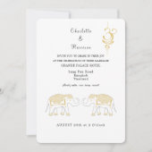 タイ結婚の行先 招待状 (正面)