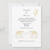 タイ結婚の行先 招待状 (正面)