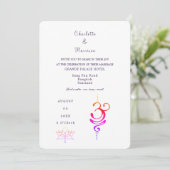 タイ結婚の行先 招待状 (スタンド正面)