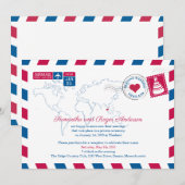 タイ航空郵便 Save the Date セーブザデート (正面/裏面)