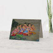 タイ裁判所女性挨拶状 カード (正面)