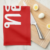 タイ語で愛されるTehuk～T-huk キッチンタオル (四つ折り)