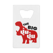 タイ語で☆の大きなPUM PUI脂肪☆ クレジットカード栓抜き (正面)