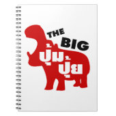 タイ語で☆の大きなPUM PUI脂肪☆ ノートブック (正面)