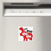 タイ語で☆の大きなPUM PUI脂肪☆ マグネット (インサイチュ (食洗機))