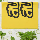 タイ語で☺サバイサバイを☺ キッチンタオル (折り畳み)