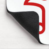 タイ語の原稿の❤の❤ RAKを愛して下さい マウスパッド (コーナー)