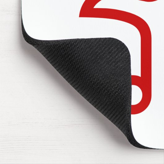 タイ語の原稿の❤の❤ RAKを愛して下さい マウスパッド (コーナー)