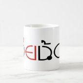 タイ語の原稿の☆のMIA NOIの☆のマイナーな妻 コーヒーマグカップ (中央)