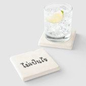 タイ語の台本♦で舞ペンライ♦ ストーンコースター (横)