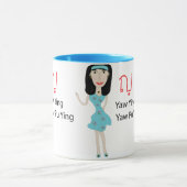 タイ語のYayingは女性のマグカップを意味する マグカップ (中央)