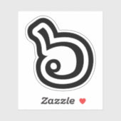 タイ語6 / 6 / (๖Ho/Hok)タイ語 シール (シート)