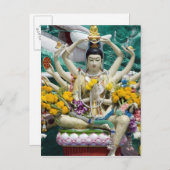 タイ語、サムイ語、サムイ語)。ワットプライ2 ポストカード (正面/裏面)