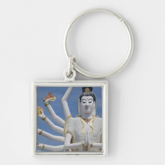 タイ語、サムイ語、サムイ語)。ワットプライ キーホルダー (正面)