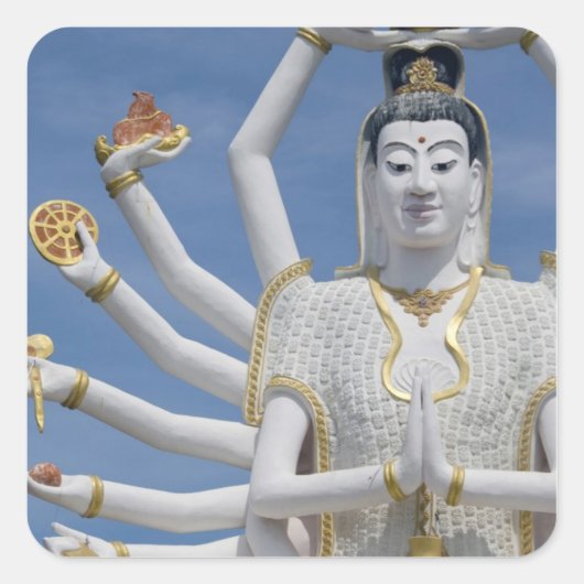 タイ語、サムイ語、サムイ語)。ワットプライ スクエアシール (正面)