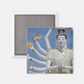 タイ語、サムイ語、サムイ語)。ワットプライ マグネット (正面/裏面)