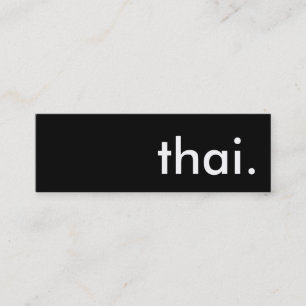 タイ語 スキニー名刺