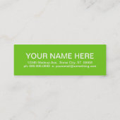 タイ語(モダン正方形) スキニー名刺 (裏面)