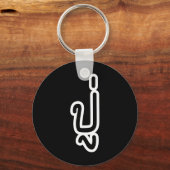 タイ語（父方）祖父 – ปู่ / Pu キーホルダー (正面)