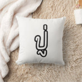 タイ語（父方）祖父 – ปู่ / Pu クッション (ブランケット)