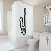 タイ語(父方)祖父 – ปู่ / Pu シャワーカーテン (インサイチュ)