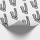 タイ語（父方）祖父 – ปู่ / Pu ラッピングペーパー (角)