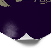 タイ象の国旗のジャングル葉タイのお土産 ポスター (コーナー)