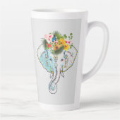 タイ象デザインコーヒー&ティーマグカップ カフェラテマグ (右)