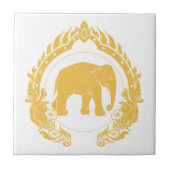 タイ象 タイル (正面)