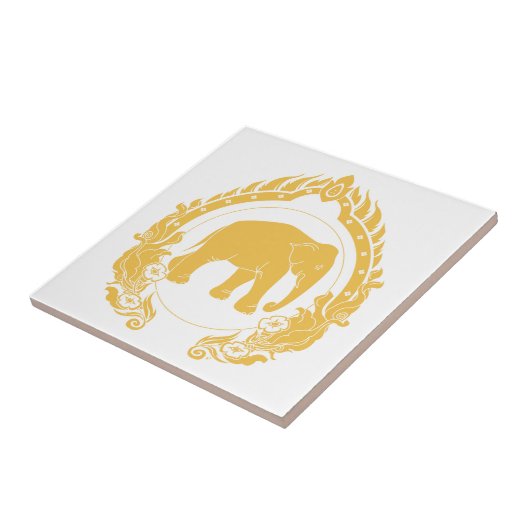 タイ象 タイル (側面)