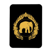 タイ象 マグネット (縦)