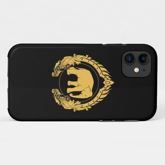 タイ象 Case-Mate iPhoneケース (裏面(横))