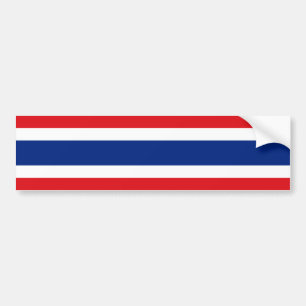 タイ赤白青 バンパーステッカー