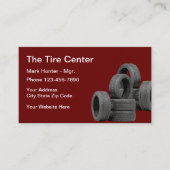 タイ車のヤセンターシンプルデザイン 名刺 (正面)