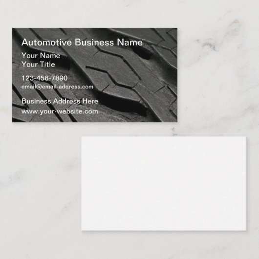 タイ車のヤ踏み板名刺テンプレート 名刺 (正面/裏面)