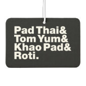 タイ通り食品 カーエアーフレッシュナー (正面)