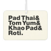 タイ通り食品 カーエアーフレッシュナー (正面)