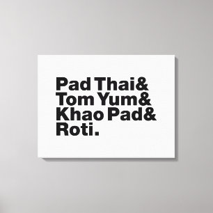タイ通り食品 キャンバスプリント