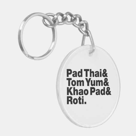 タイ通り食品 キーホルダー (正面左)