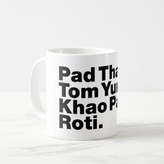 タイ通り食品 コーヒーマグカップ (正面左)