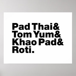 タイ通り食品 ポスター