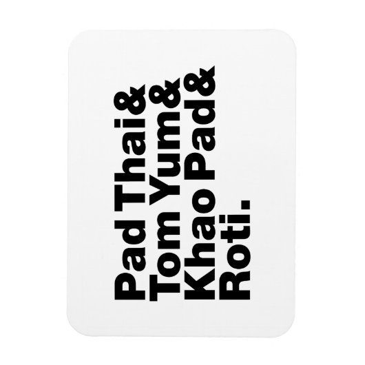 タイ通り食品 マグネット (縦)