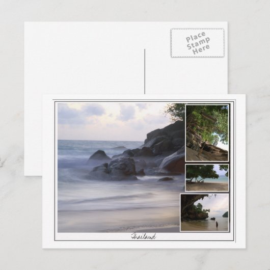 タイ1、タイ ポストカード (正面/裏面)