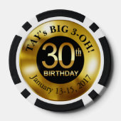 タイ30歳の誕生日 ポーカーチップ (裏面)
